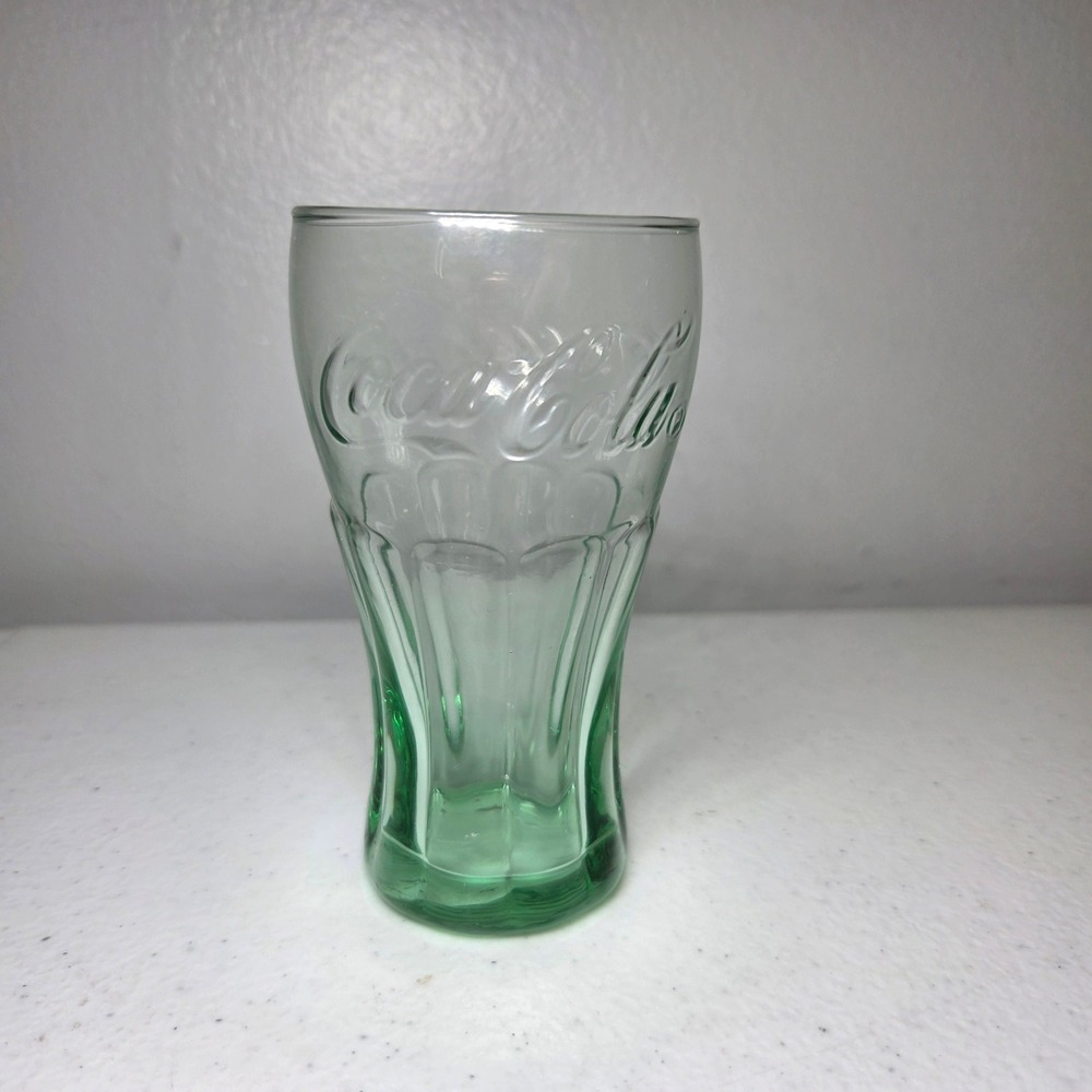 Coca Cola Libbey Glass Green Georgia Green 6.25 oz‎ Coke Tumbler 2215CC